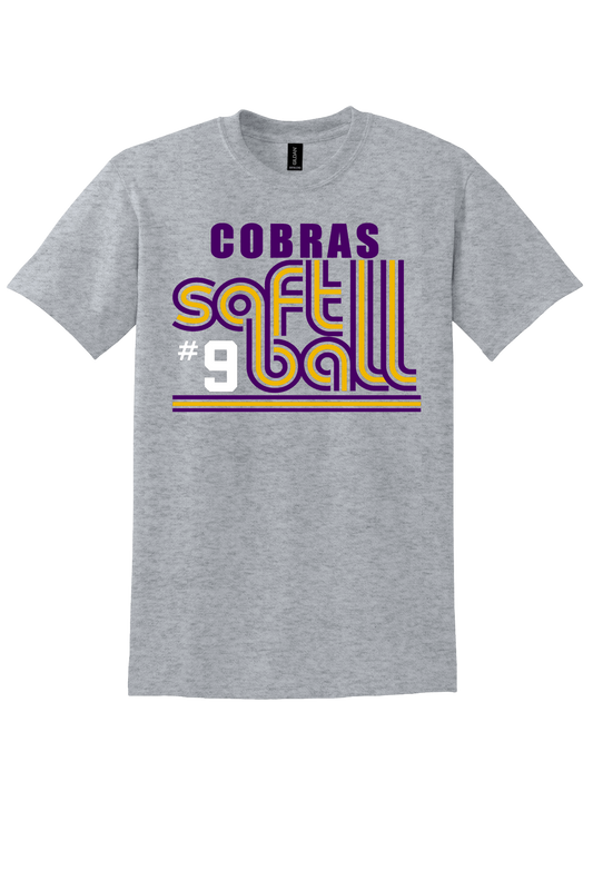 Retro Cobras Softball Logo