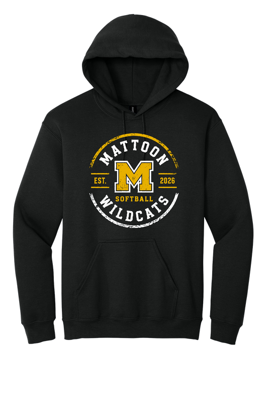 Wildcats Distressed Circle