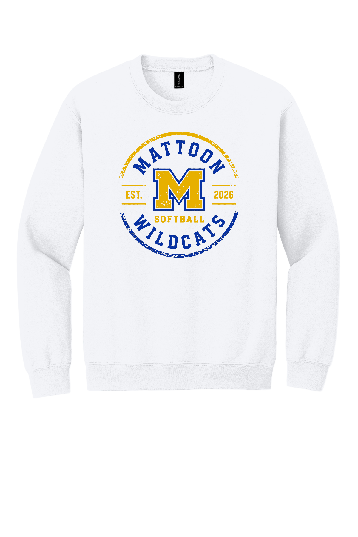 Wildcats Distressed Circle