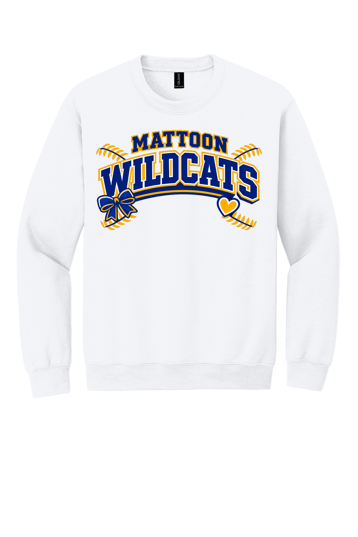 Wildcats Softball Heart&Bow