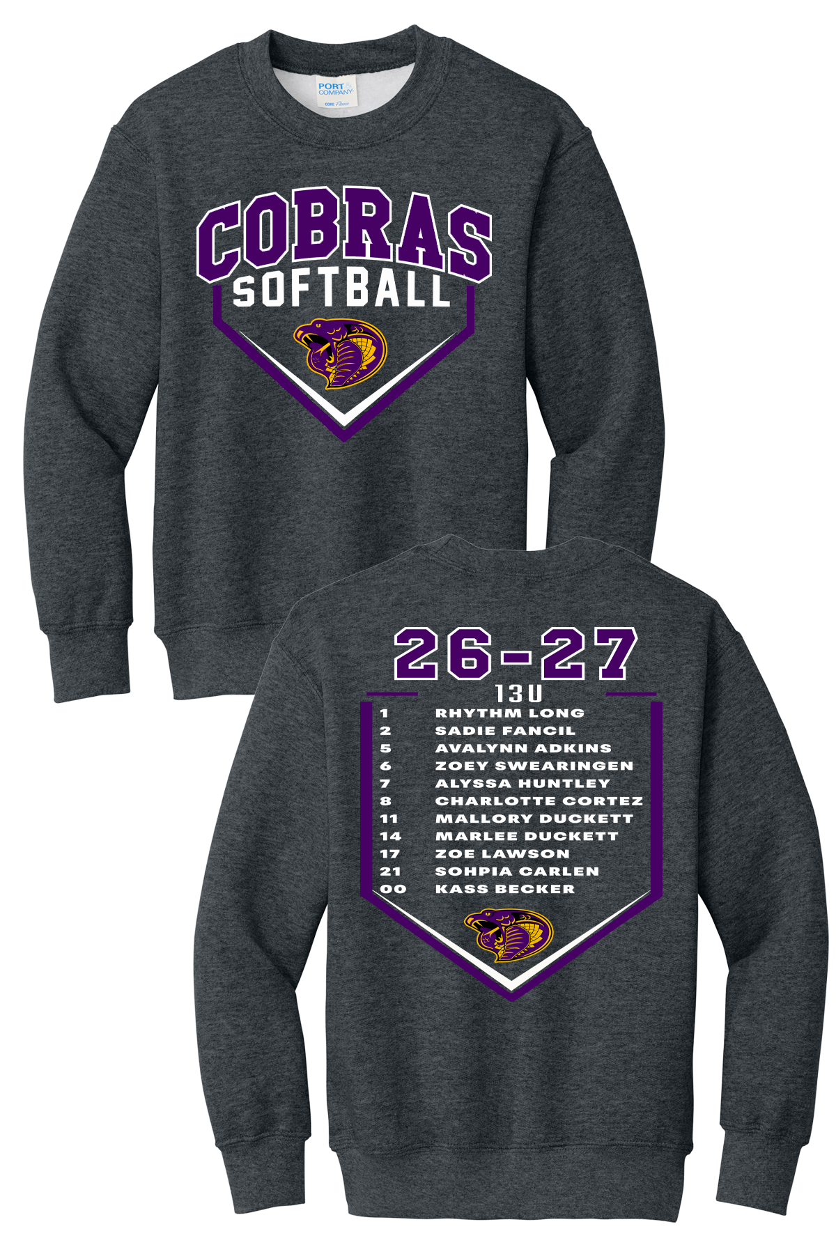 Duffy 13U Team Crewneck