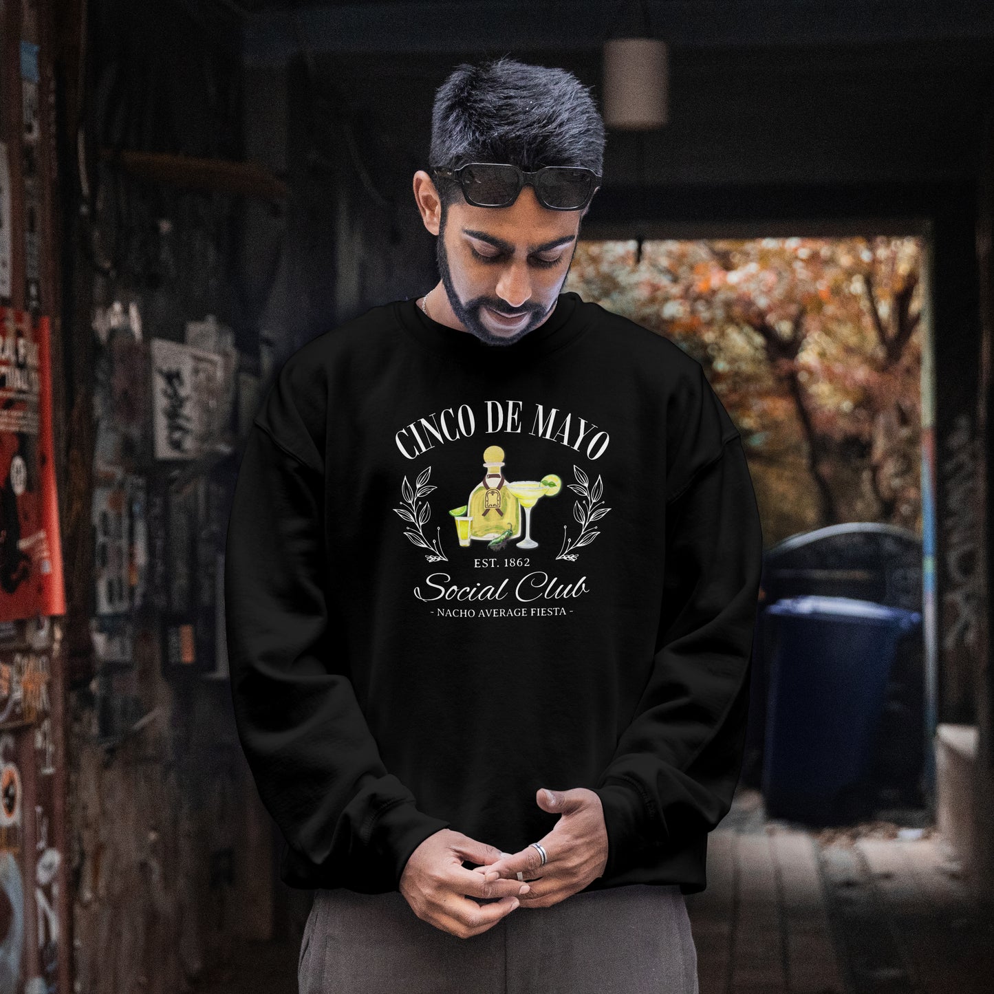 Cinco De Mayo Social Club Crewneck