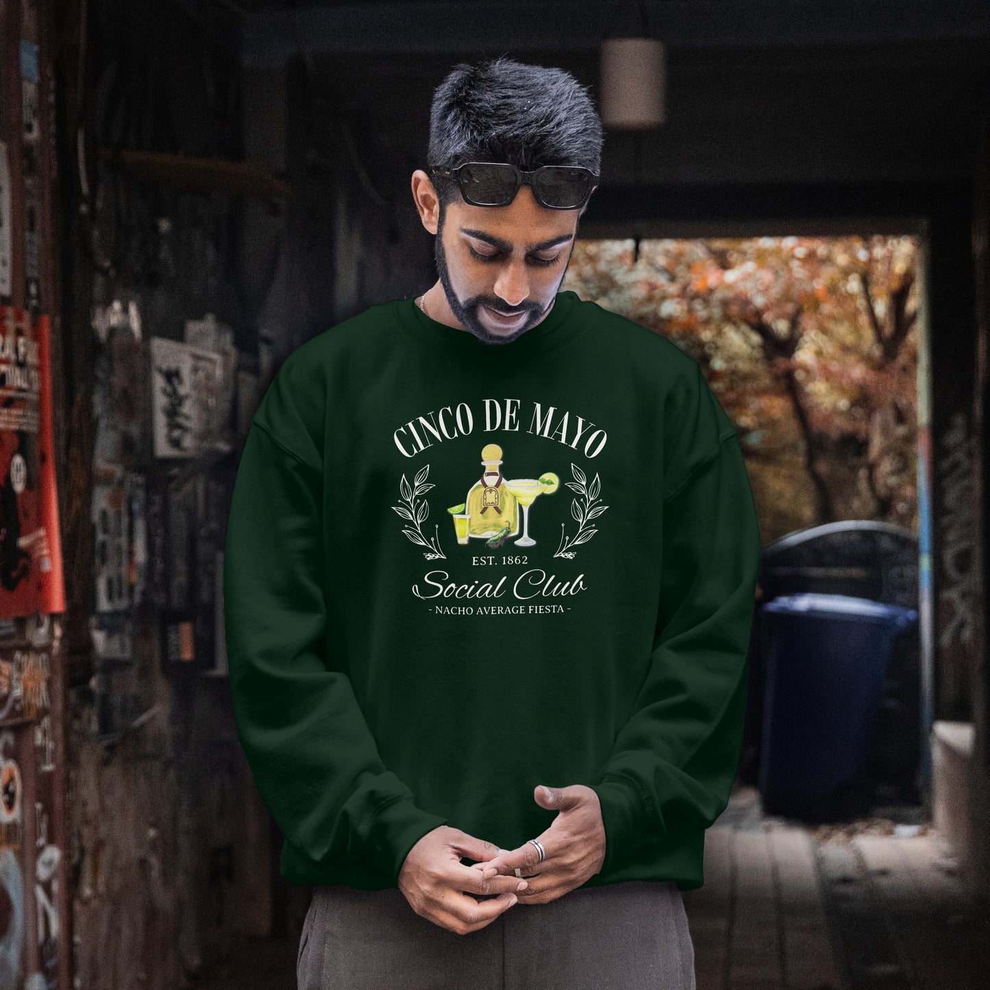 Cinco De Mayo Social Club Crewneck