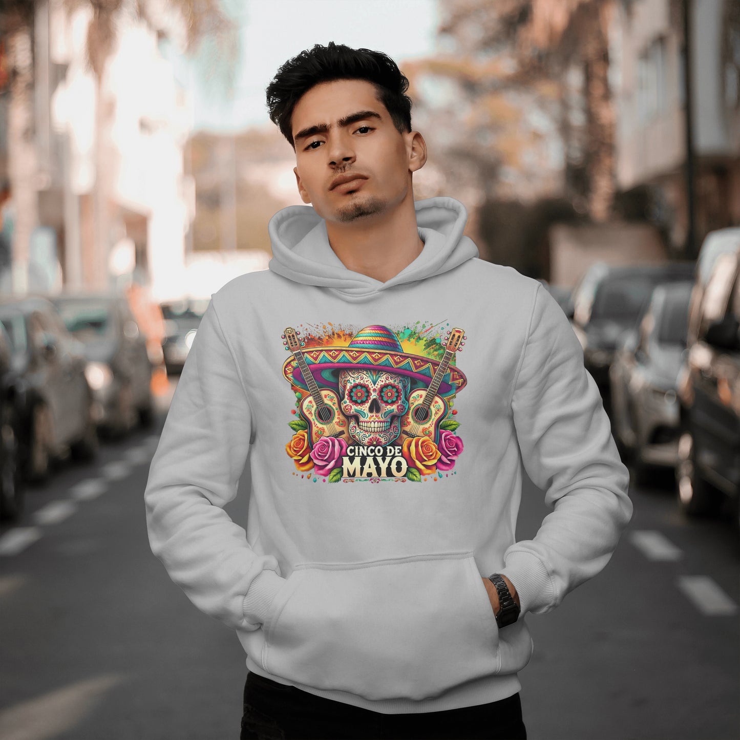 Cinco De Mayo Skull Hoodie