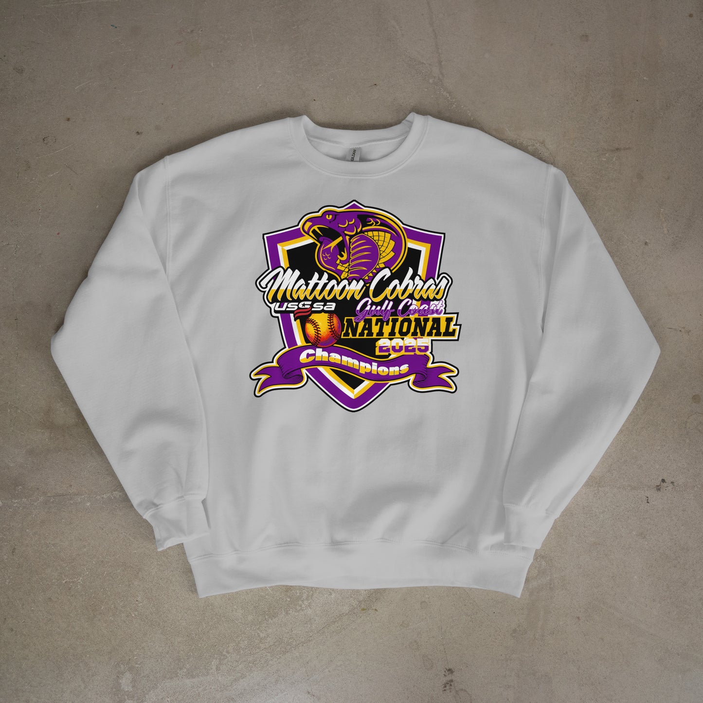 2025 Gulf Coast 16U National Champions Crewnecks & Hoodies