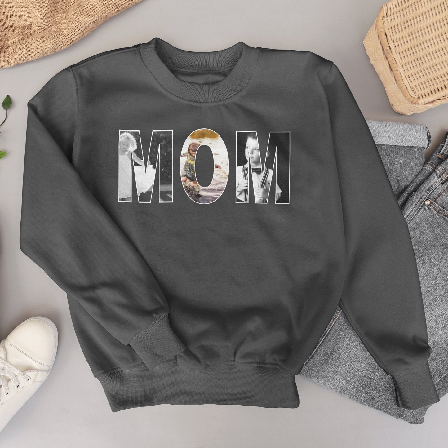 Mom Photos Crewneck