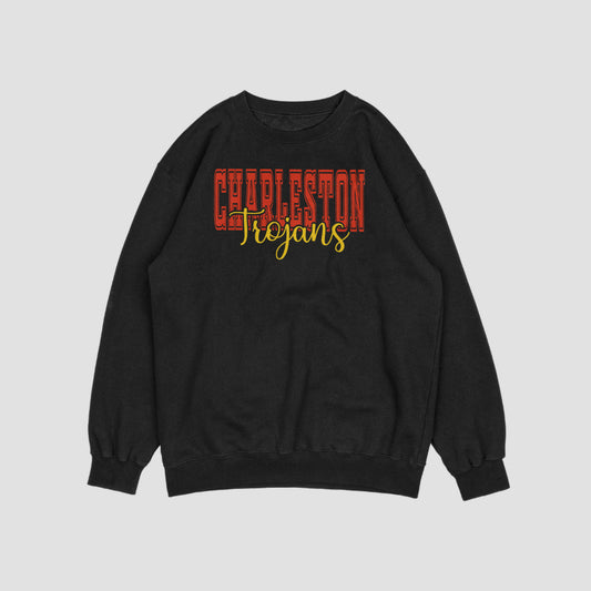 Simple Charleston Trojans Crewneck