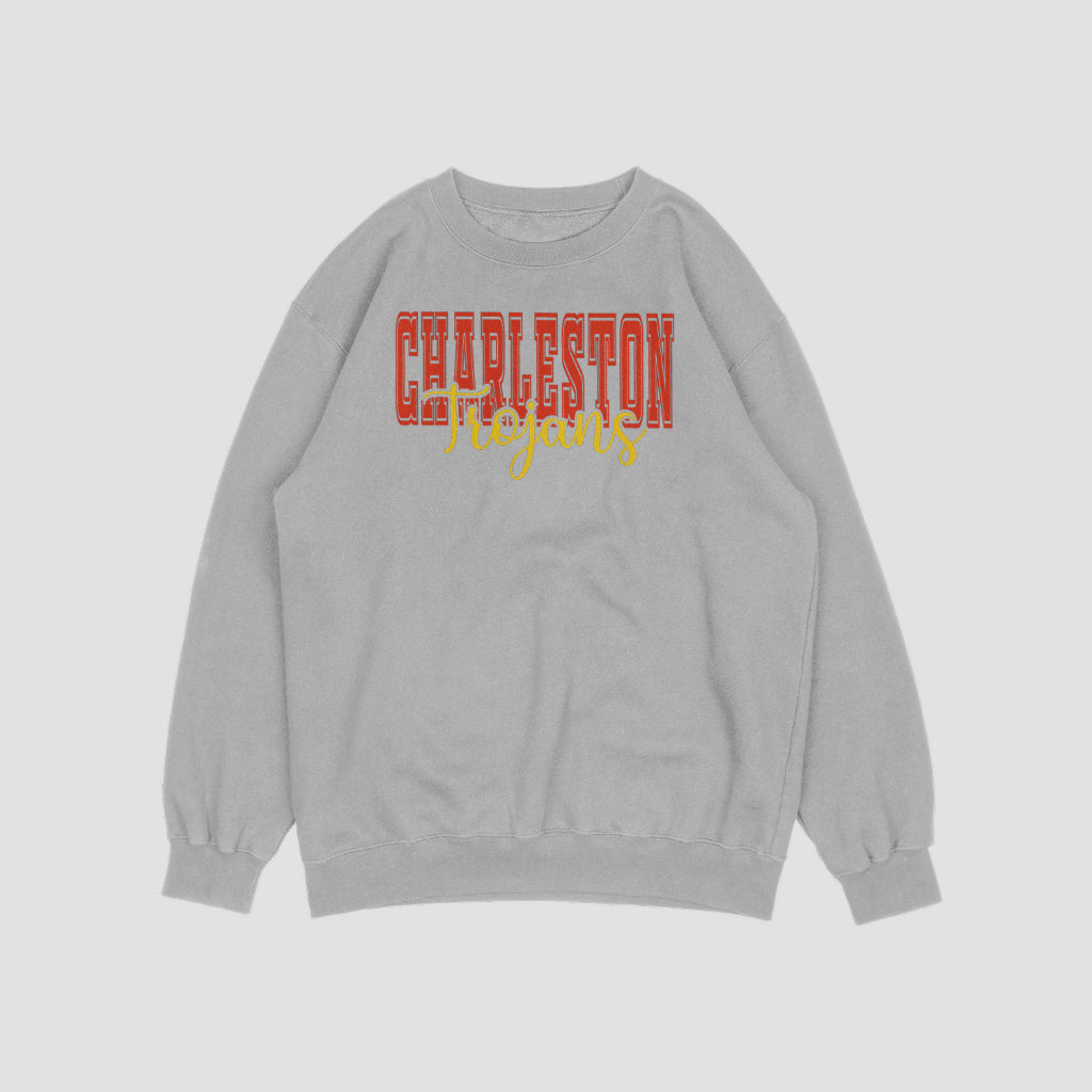 Simple Charleston Trojans Crewneck