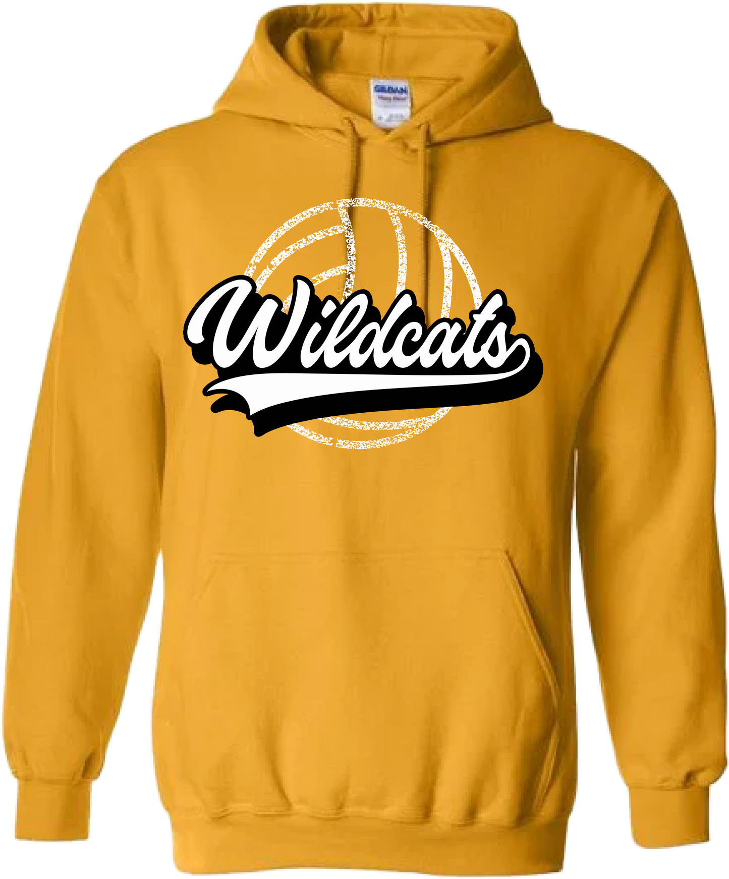 Distressed Volleyball Hoodie