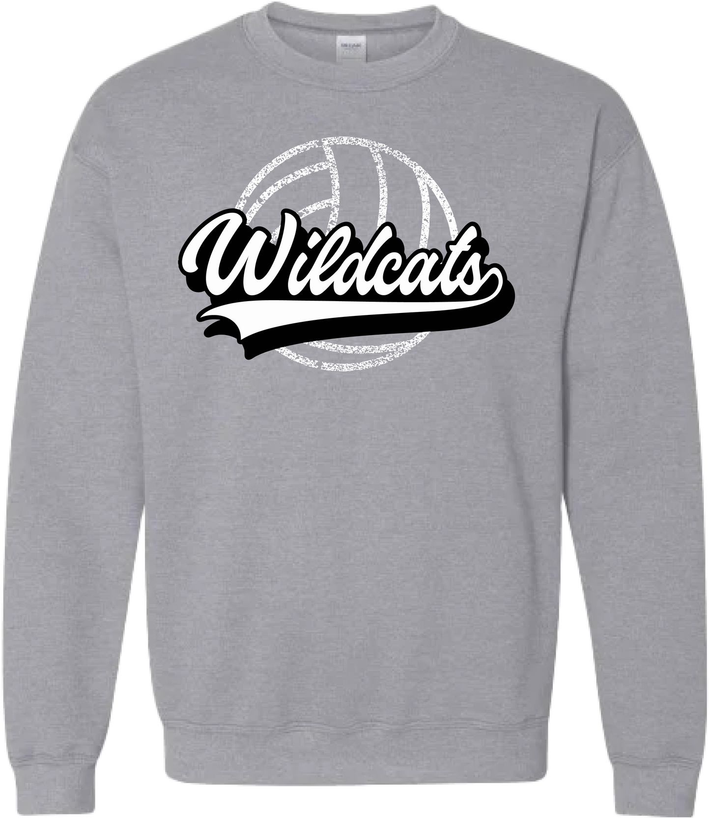 Distressed Volleyball Crewneck