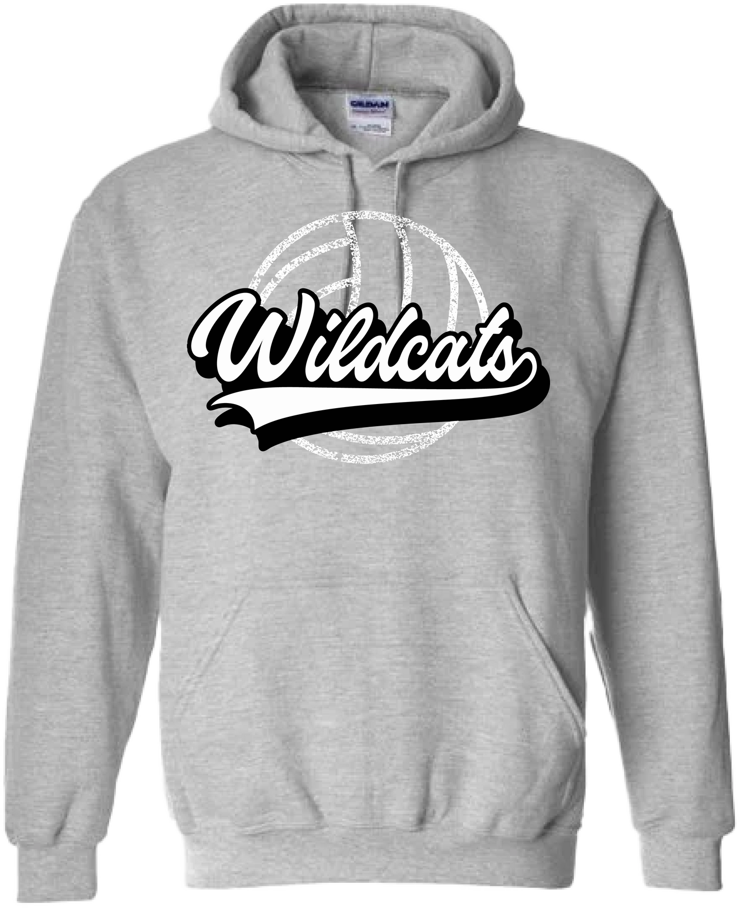 Distressed Volleyball Hoodie