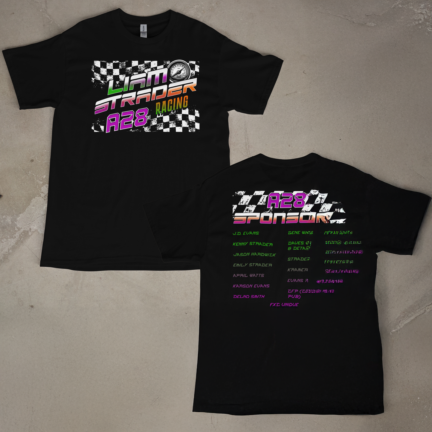 Liam Racing Purple Tones Tee