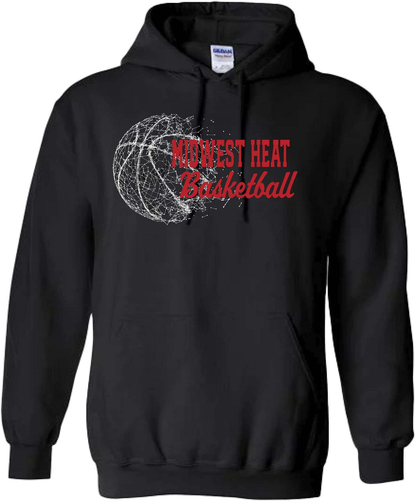Low Poly Midwest Heat Basketball Hoodie