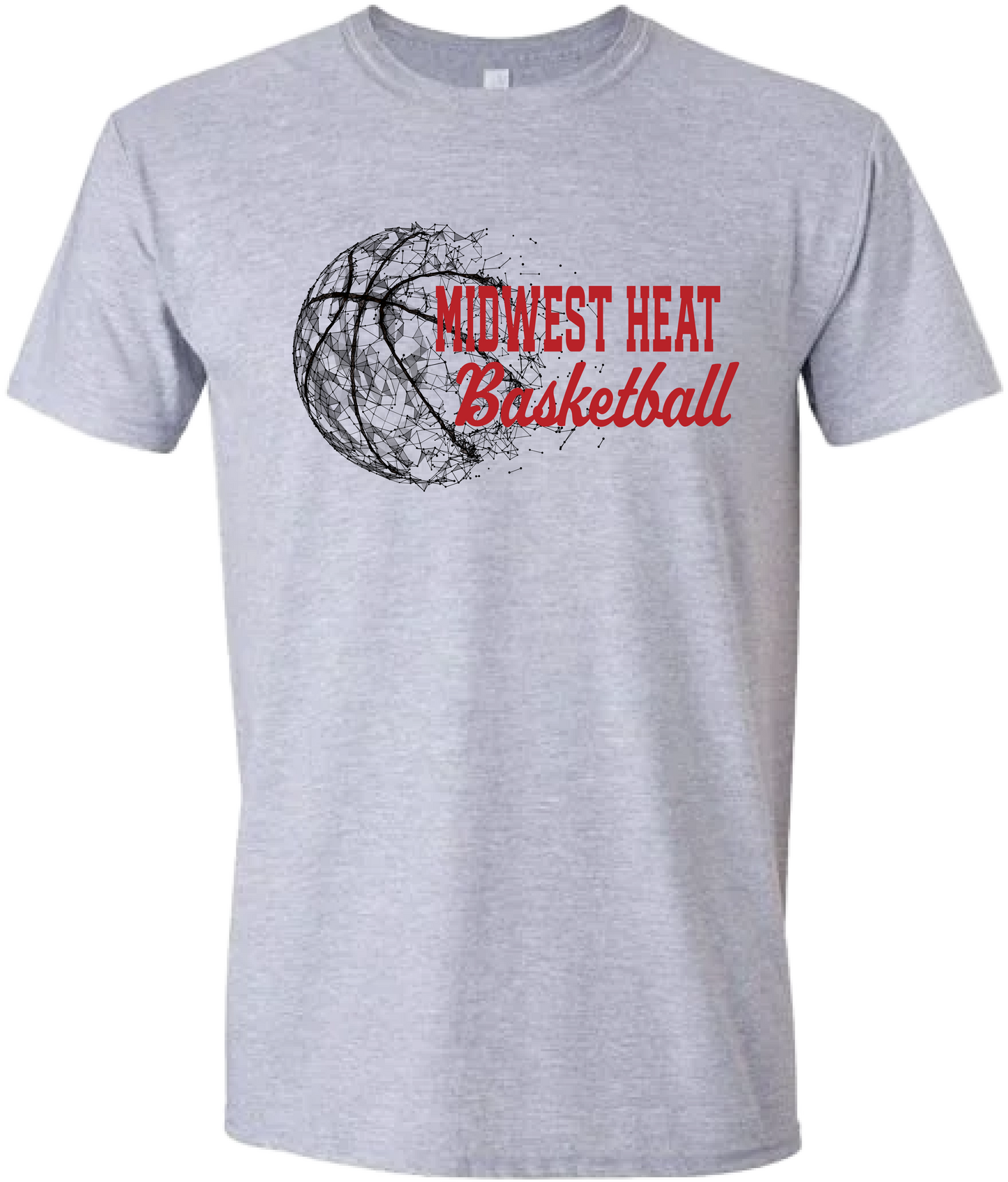 Low Poly Midwest Heat Basketball
