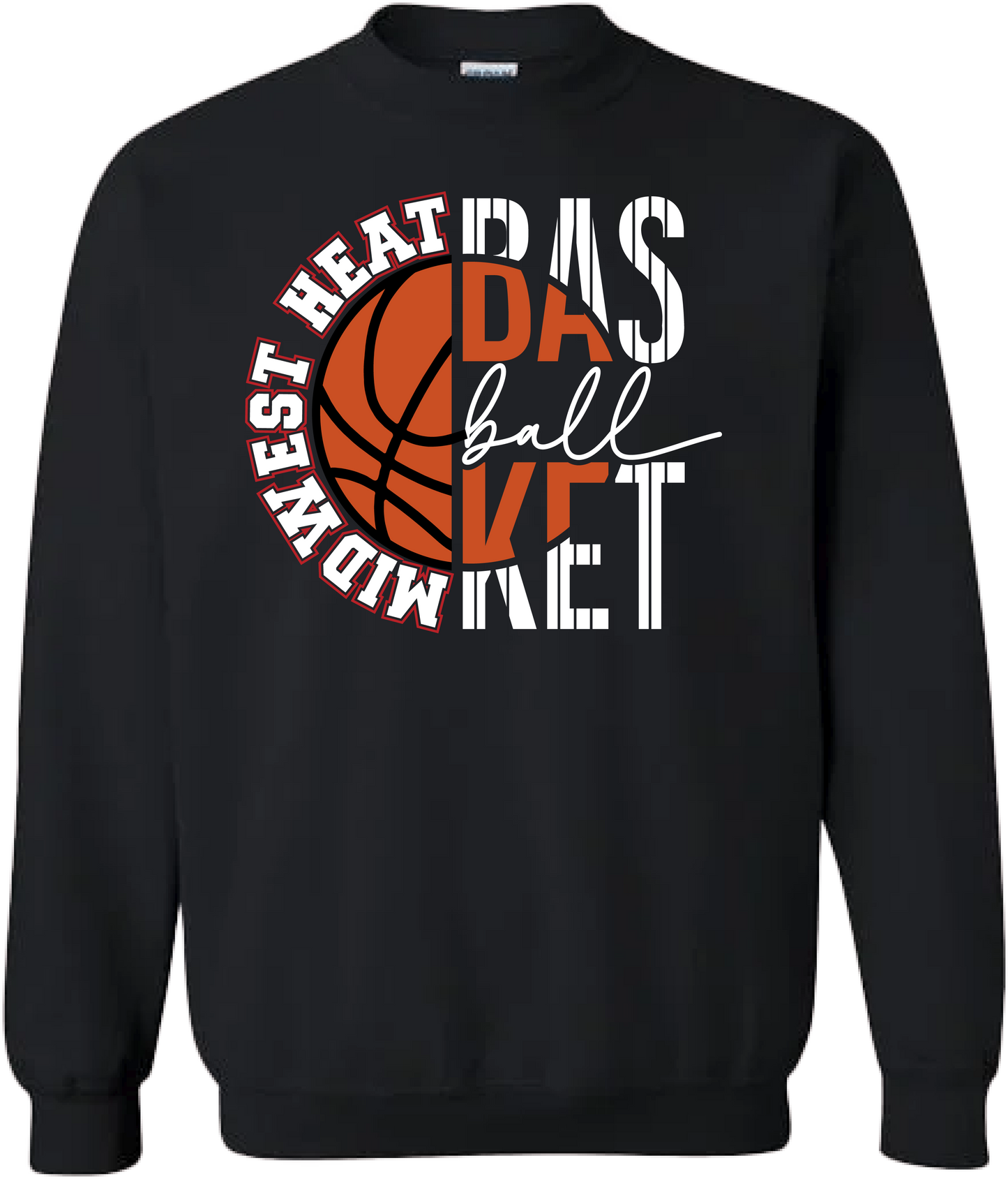 Midwest Heat Split Basketball Crewneck