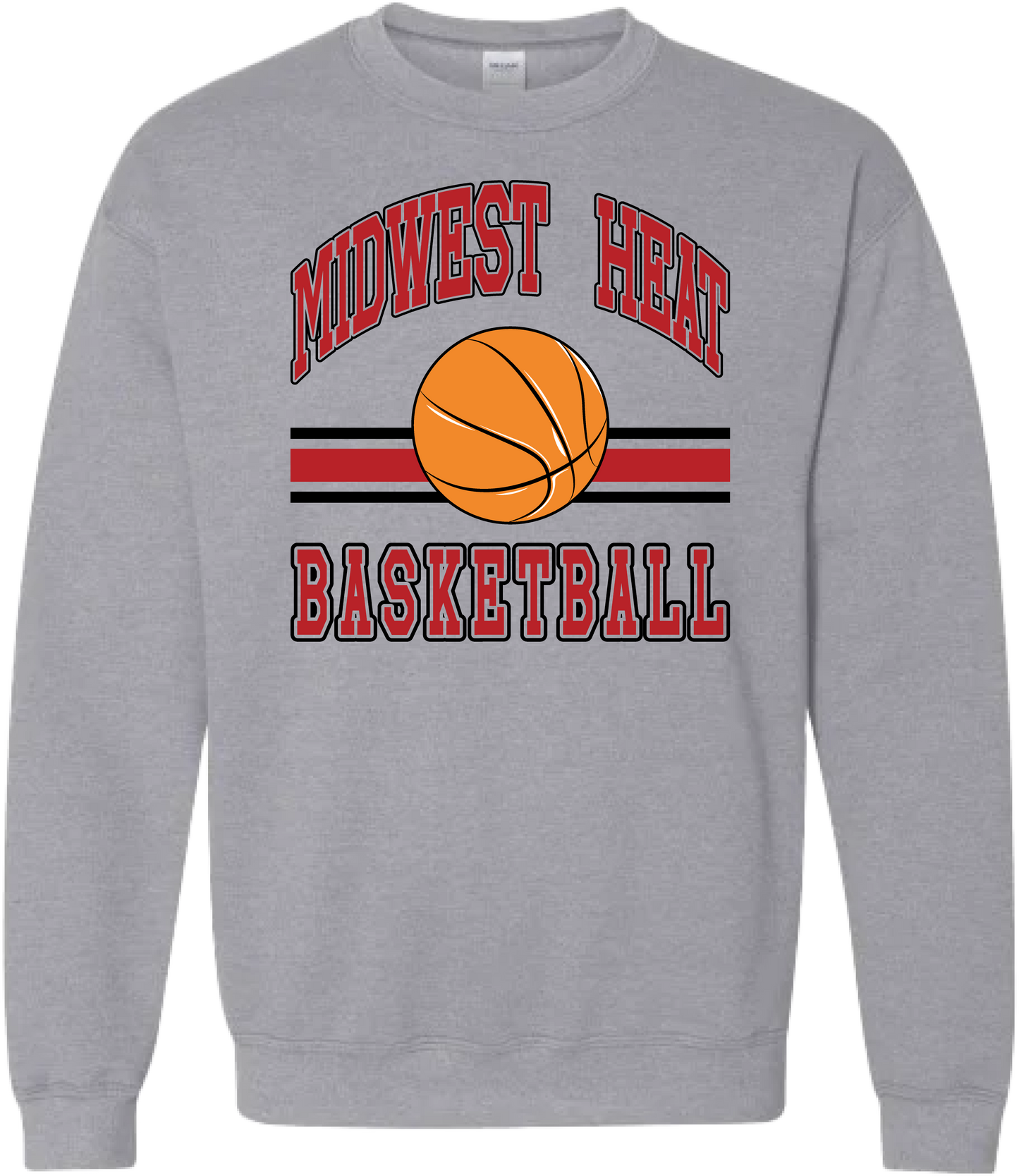 Midwest Heat Basketball Crewneck
