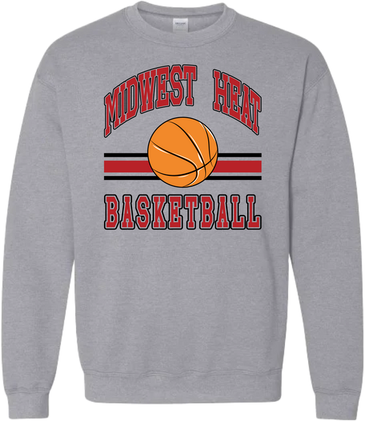 Midwest Heat Basketball Crewneck