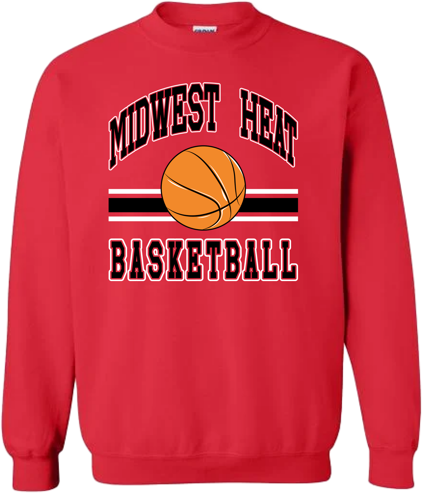Midwest Heat Basketball Crewneck