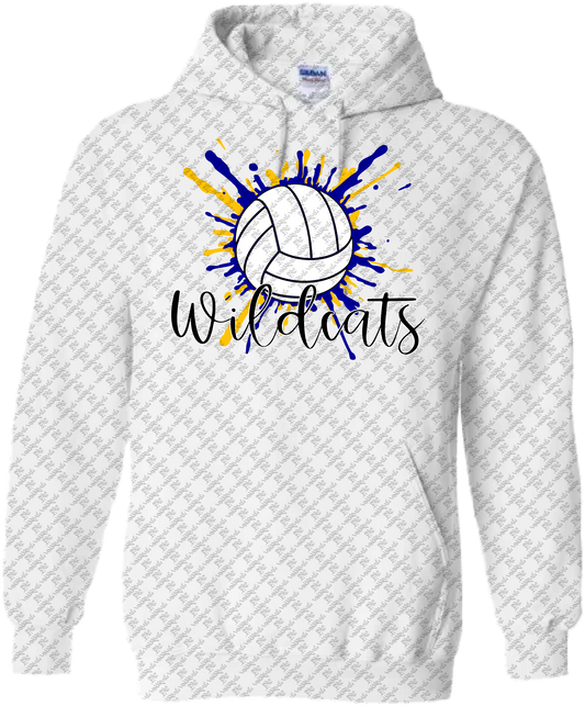 Splatter Volleyball Hoodie