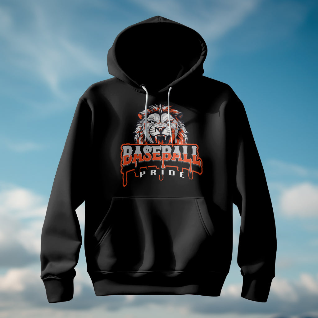 Pride Baseball Lion Drip Hoodie