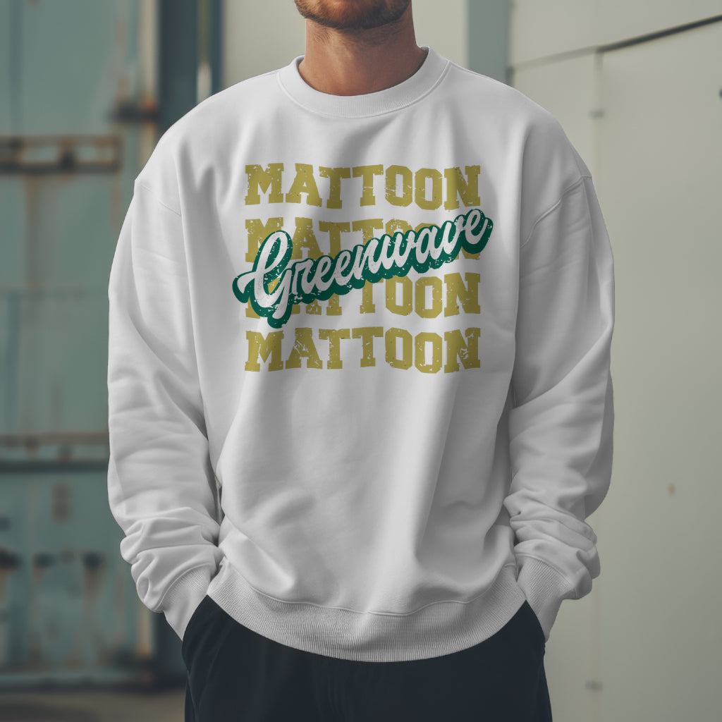 Distressed Greenwave Crewneck