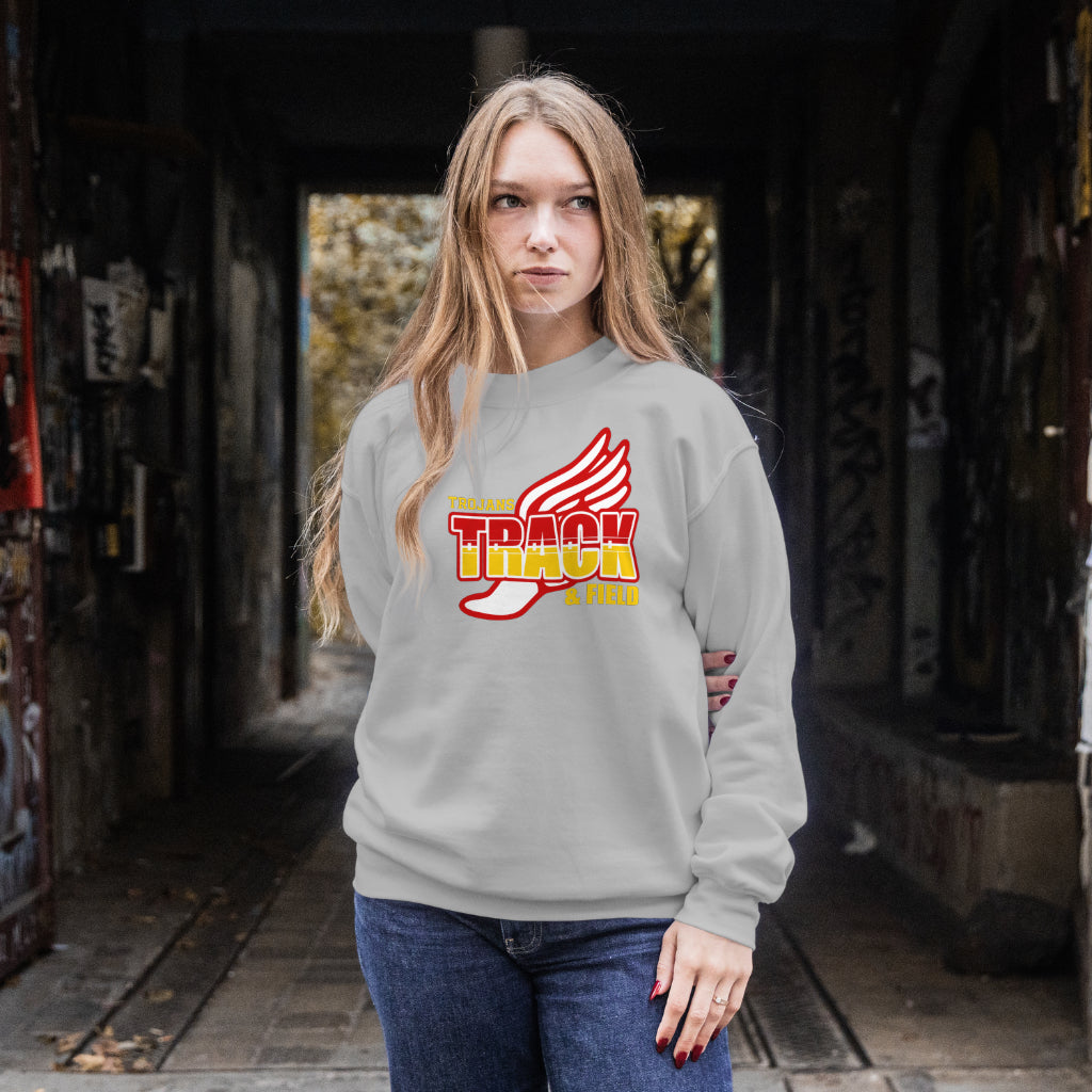 Trojans Track Crewneck