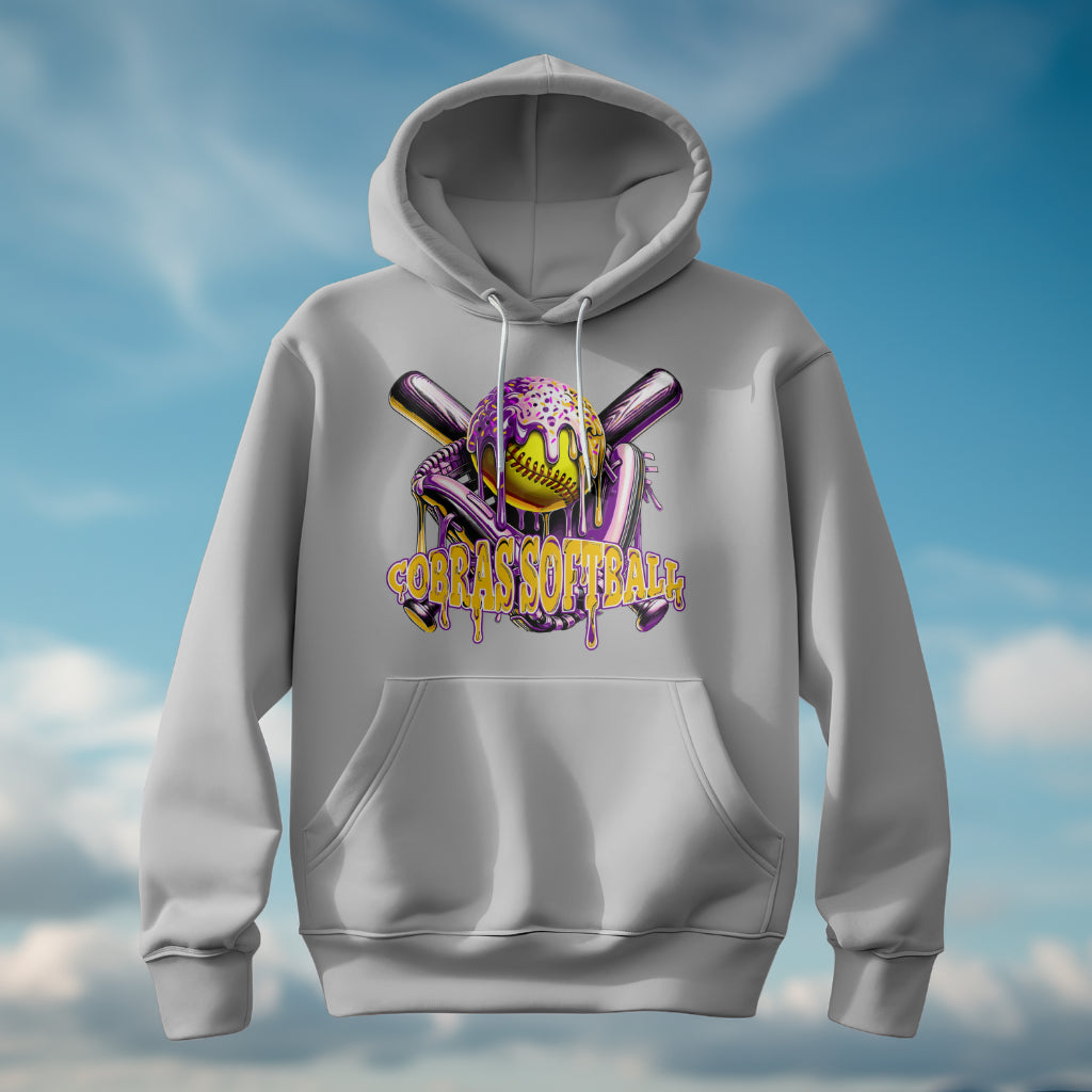 Cobras Softball Drip Hoodie