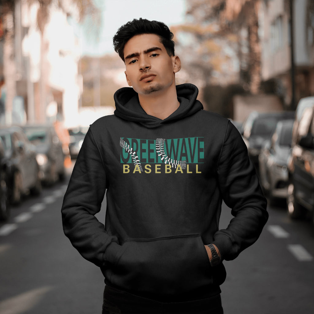 Greenwave Cut Out Baseball Hoodie