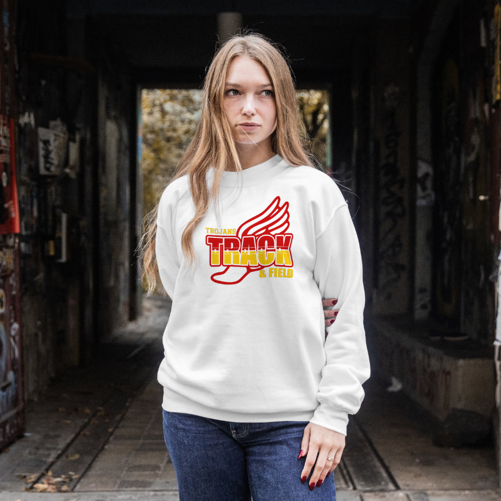Trojans Track Crewneck