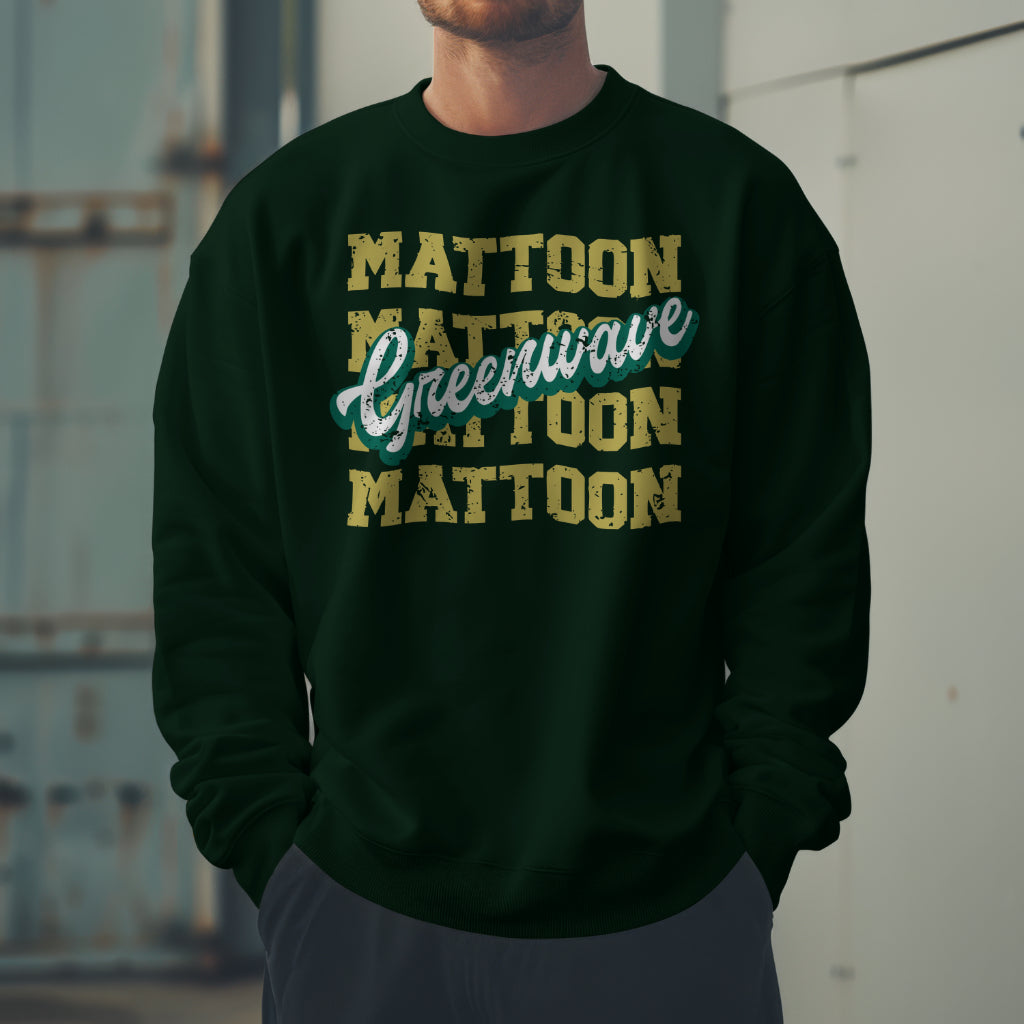 Distressed Greenwave Crewneck