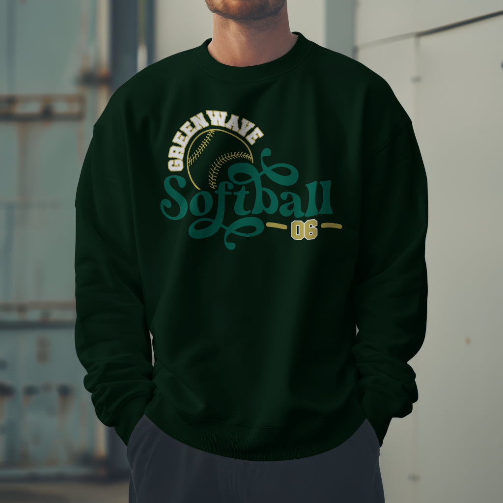 Greenwave Curvy Softall Crewneck