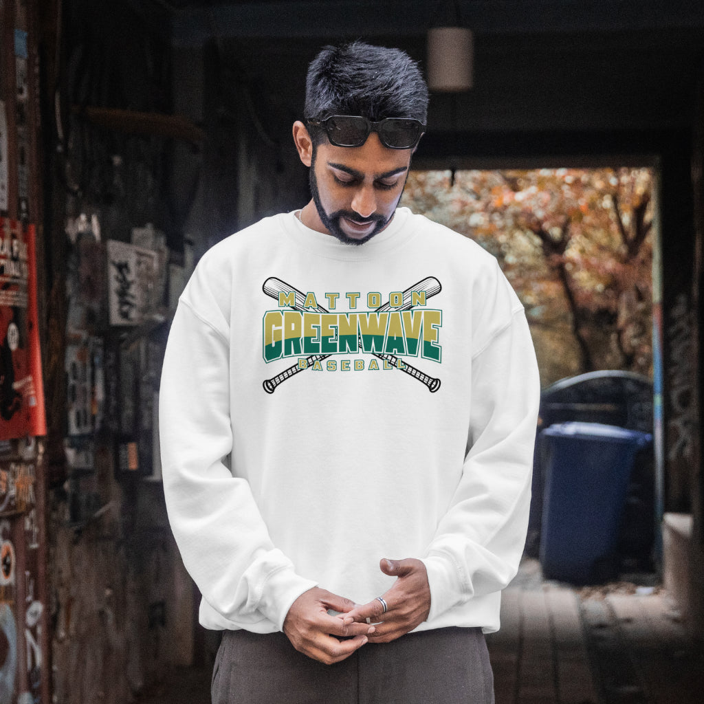 Mattoon Baseball Bats Crewneck