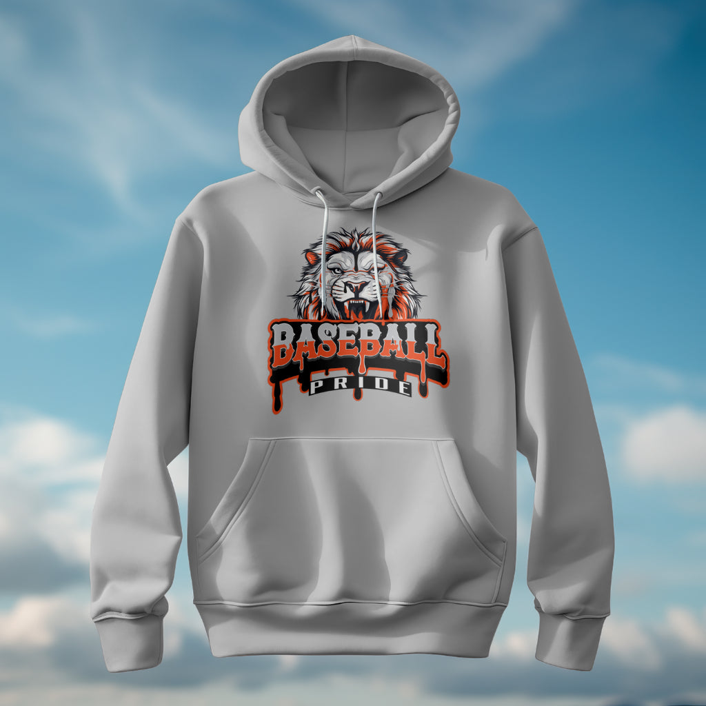 Pride Baseball Lion Drip Hoodie