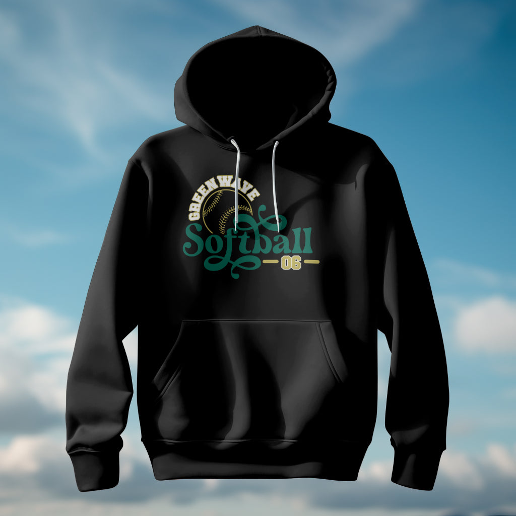 Greenwave Curvy Softball Hoodie