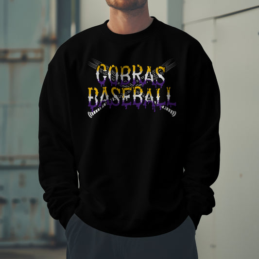 Neapolitan Cobras Baseball Drip Crewneck