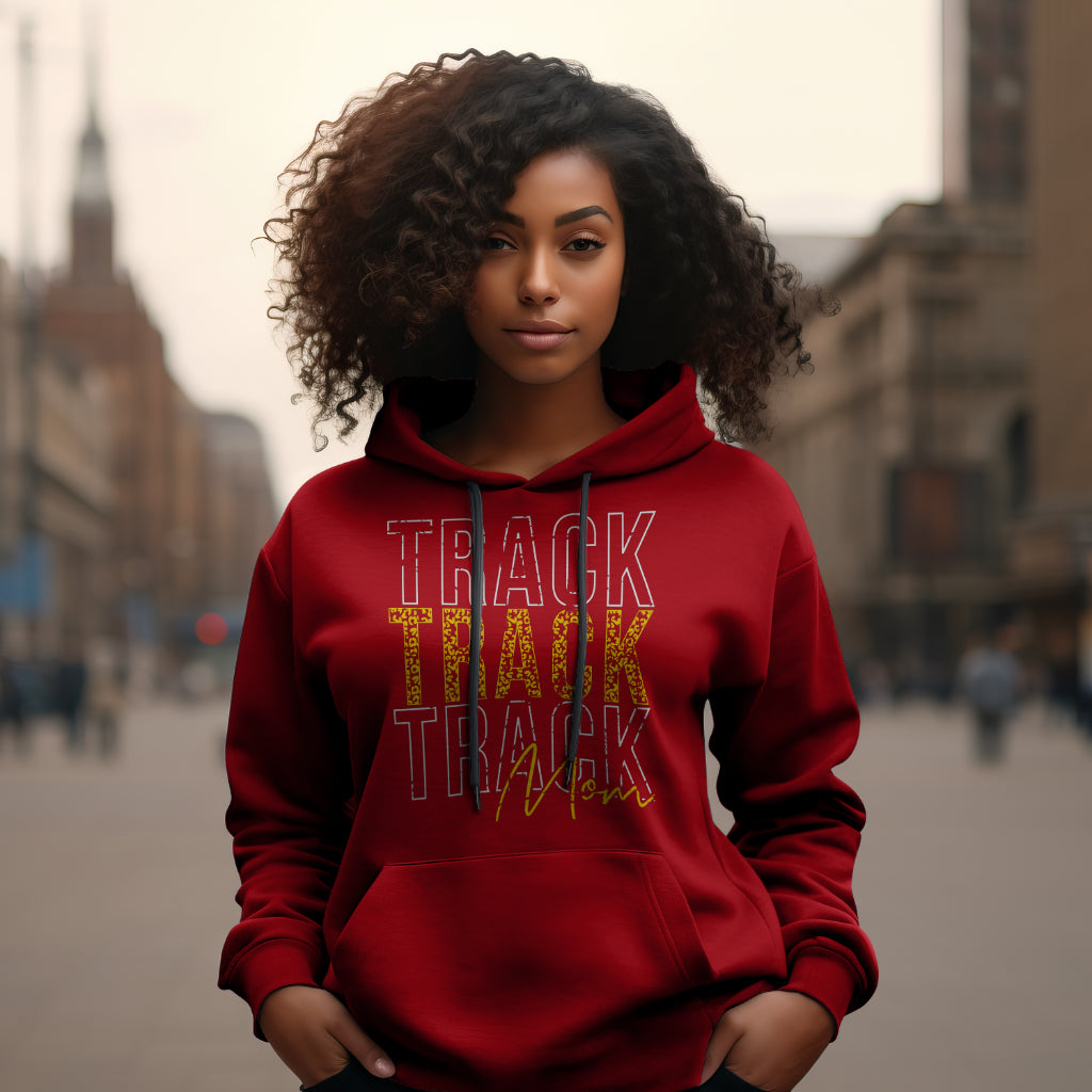 Trojans Track Mom Hoodie