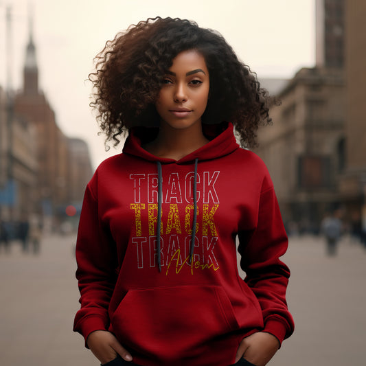 Trojans Track Mom Hoodie