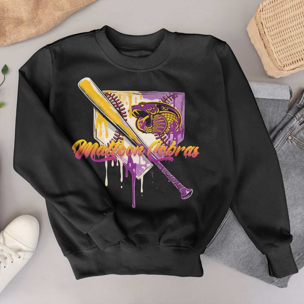 Cobras Drippy Bats - Crewneck
