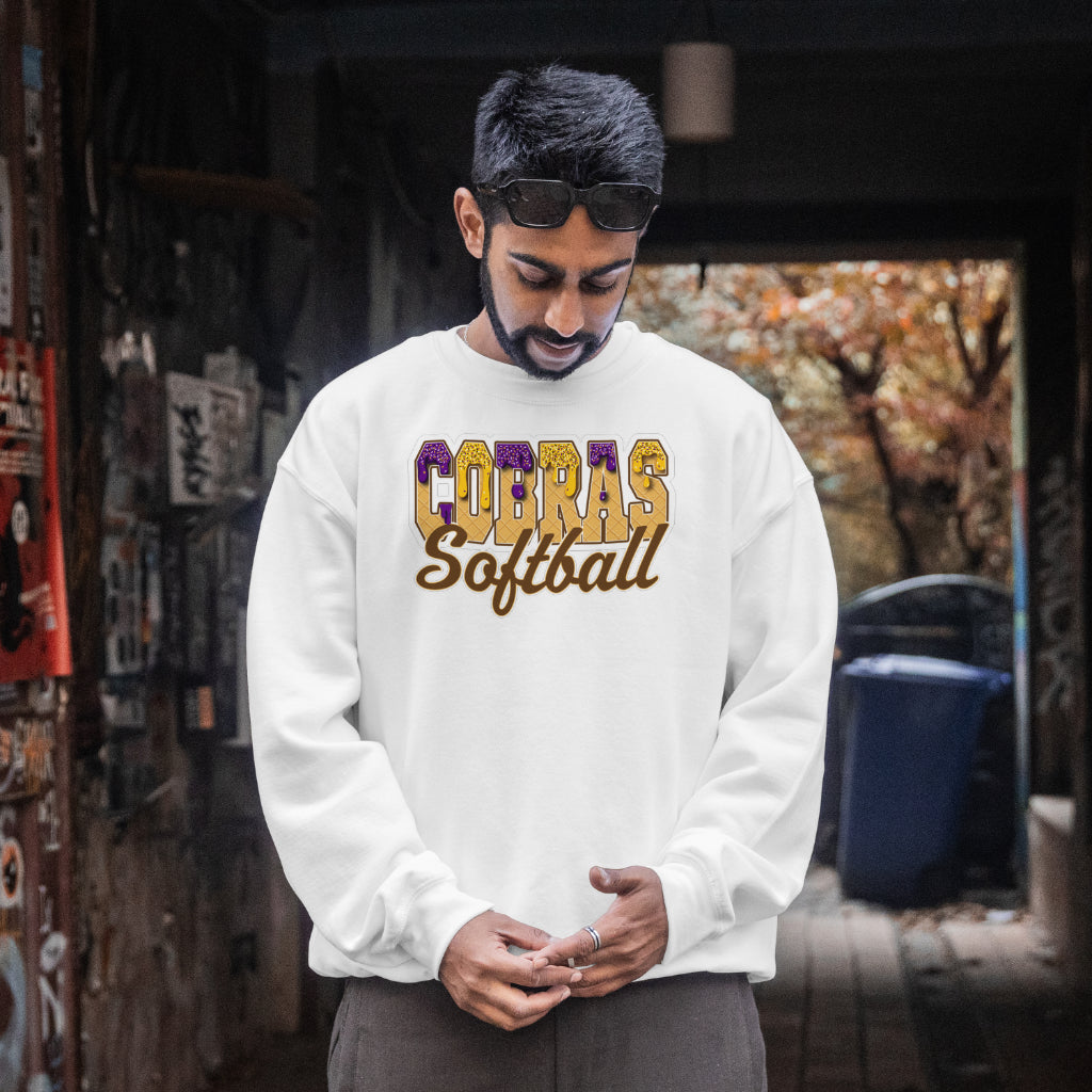 Cobras Waffle Drip Crewneck