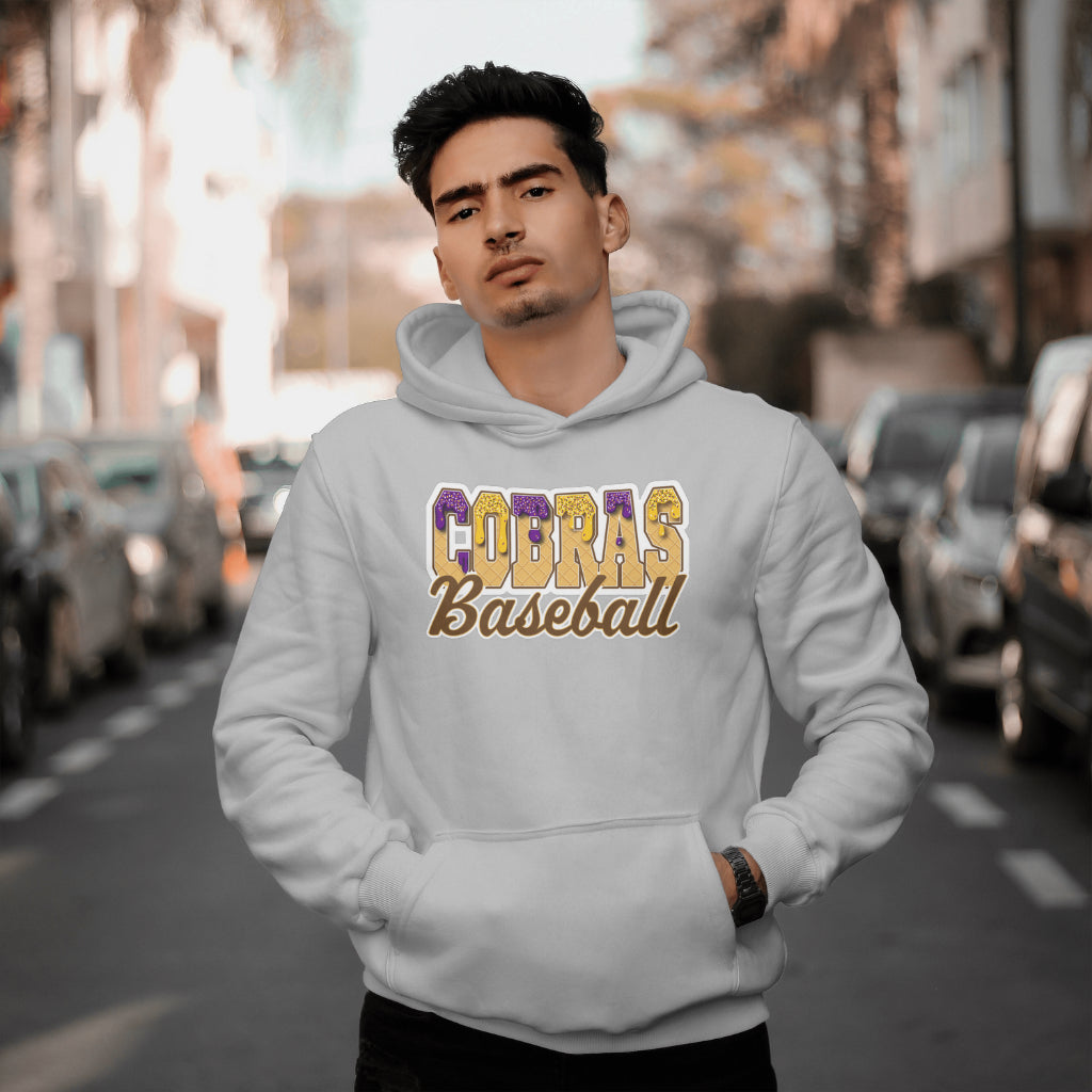 Waffle Cobras Baseball Drip Hoodie