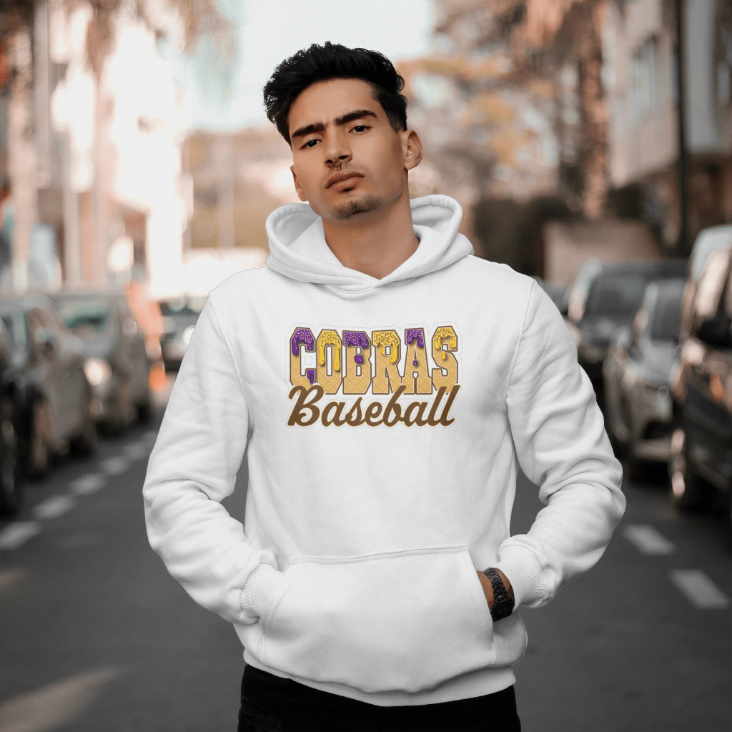 Waffle Cobras Baseball Drip Hoodie