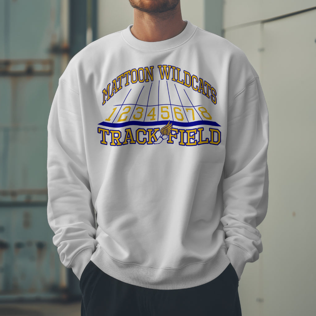 Mattoon Wildcats Track & Field Crewneck