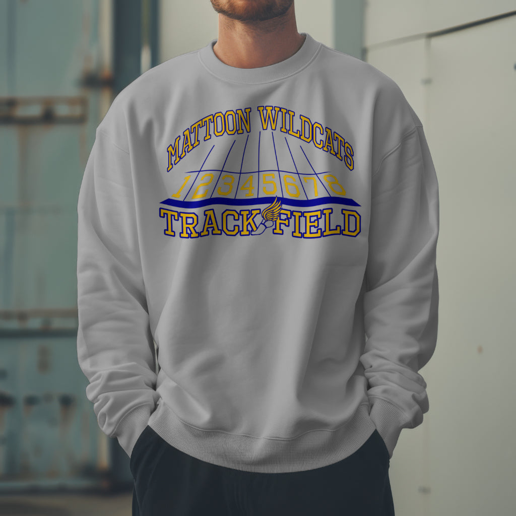 Mattoon Wildcats Track & Field Crewneck