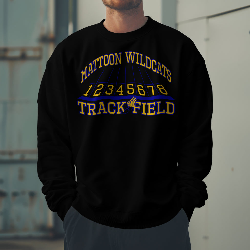 Mattoon Wildcats Track & Field Crewneck