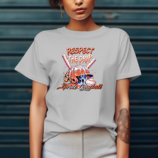 Respect The Drip Pride Baseball