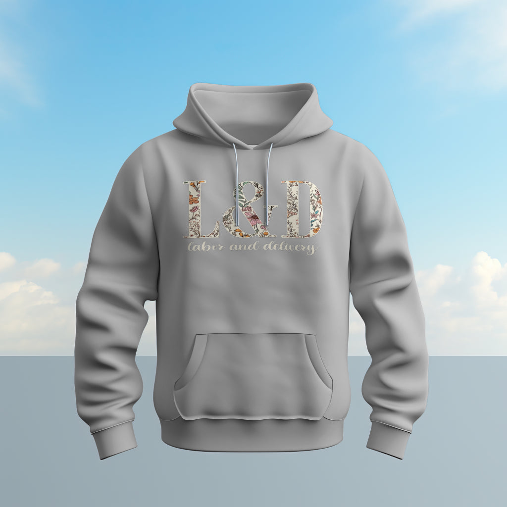 Floral Labor & Delivery Hoodie