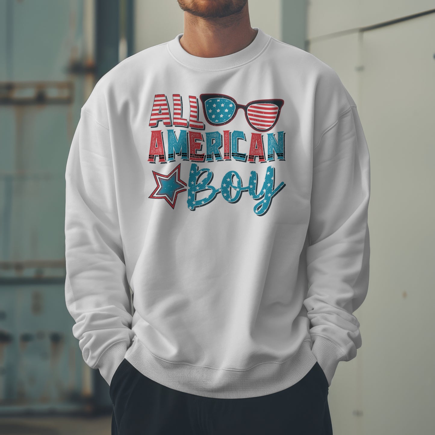All American Boy Crewneck