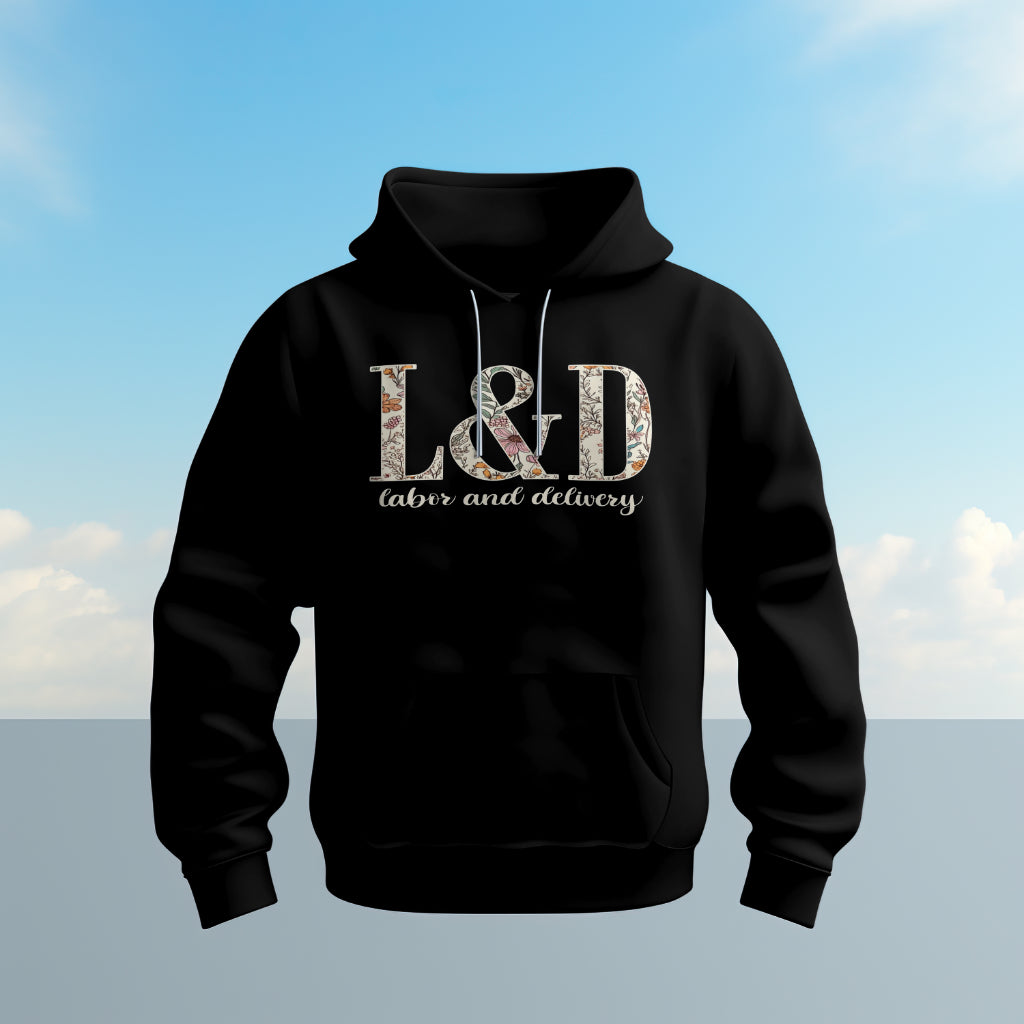 Floral Labor & Delivery Hoodie