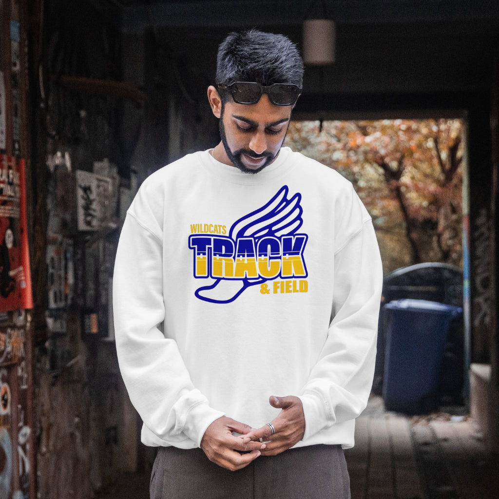 Wildcats Track Crewneck