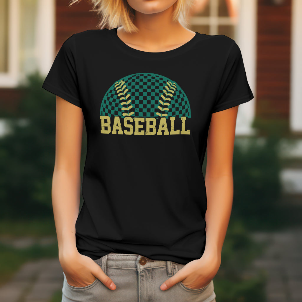 Retro Greenwave Baseball